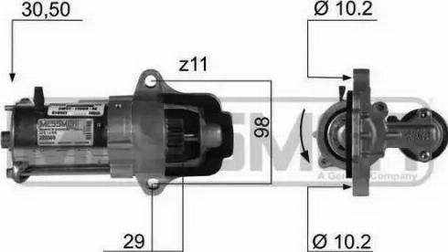 Messmer 220369 - Motorino d'avviamento autozon.pro