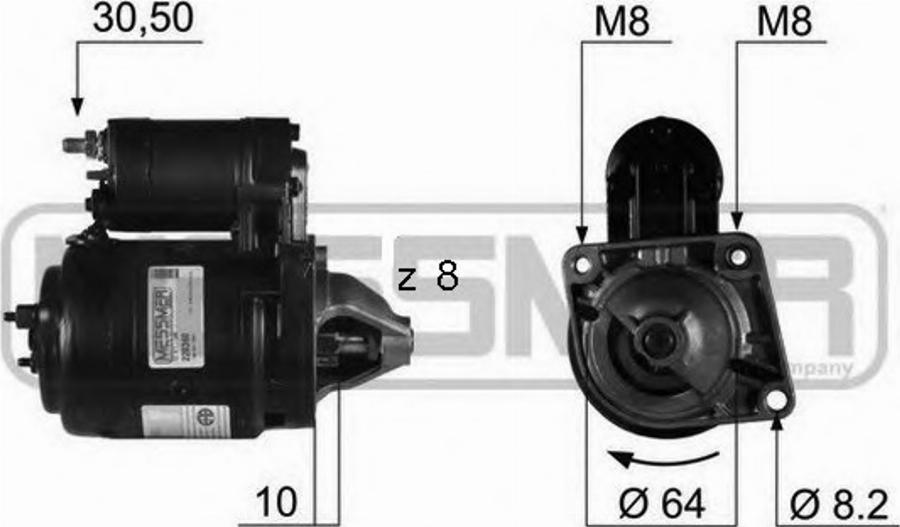 Messmer 220360 - Motorino d'avviamento autozon.pro