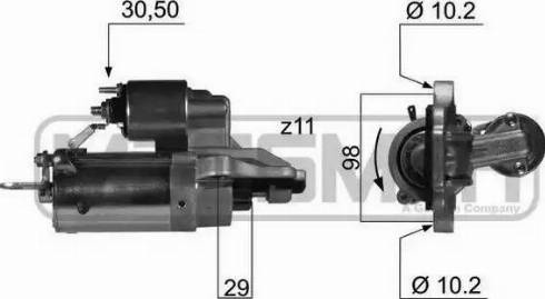 Messmer 220368 - Motorino d'avviamento autozon.pro