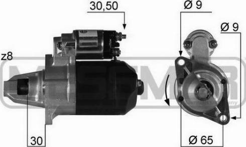 Messmer 220311R - Motorino d'avviamento autozon.pro