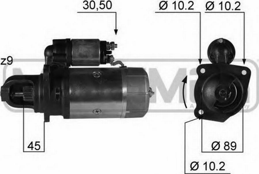 Messmer 220337 - Motorino d'avviamento autozon.pro