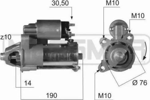 Messmer 220374 - Motorino d'avviamento autozon.pro