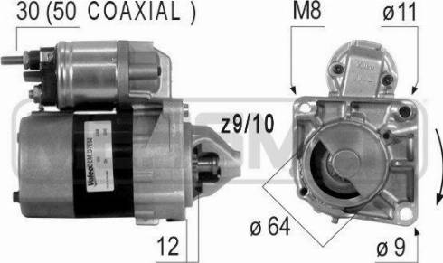 Messmer 220376A - Motorino d'avviamento autozon.pro