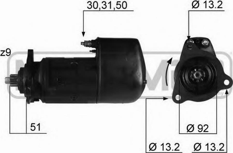 Messmer 220290 - Motorino d'avviamento autozon.pro