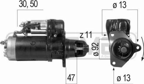 Messmer 220260R - Motorino d'avviamento autozon.pro