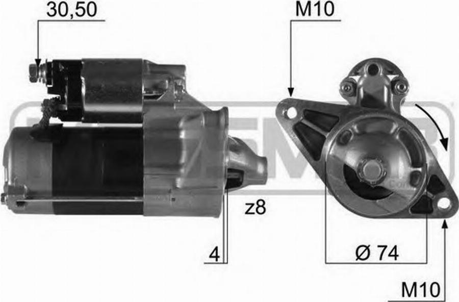 Messmer 220209 - Motorino d'avviamento autozon.pro