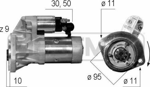 Messmer 220208A - Motorino d'avviamento autozon.pro