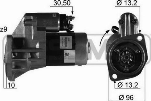 Messmer 220202A - Motorino d'avviamento autozon.pro