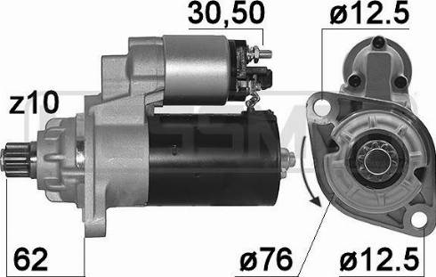 Messmer 220213A - Motorino d'avviamento autozon.pro