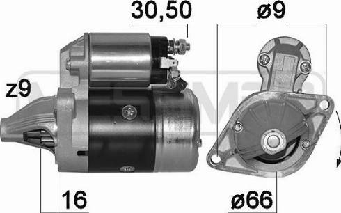 Messmer 220217A - Motorino d'avviamento autozon.pro