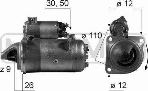 Messmer 220282A - Motorino d'avviamento autozon.pro