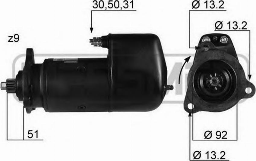 Messmer 220276 - Motorino d'avviamento autozon.pro