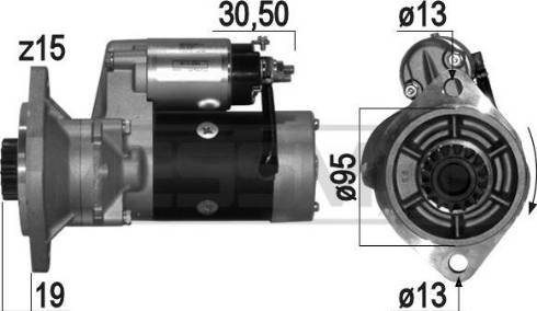 Messmer 220798A - Motorino d'avviamento autozon.pro