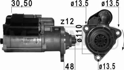 Messmer 220749 - Motorino d'avviamento autozon.pro