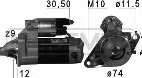 Messmer 220759A - Motorino d'avviamento autozon.pro