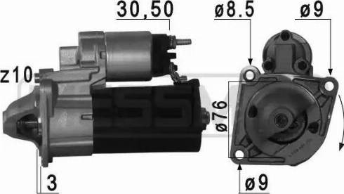 Messmer 220756 - Motorino d'avviamento autozon.pro