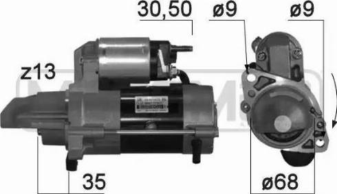 Messmer 220 769 - Motorino d'avviamento autozon.pro