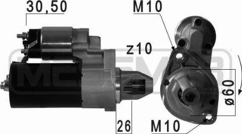 Messmer 220709A - Motorino d'avviamento autozon.pro