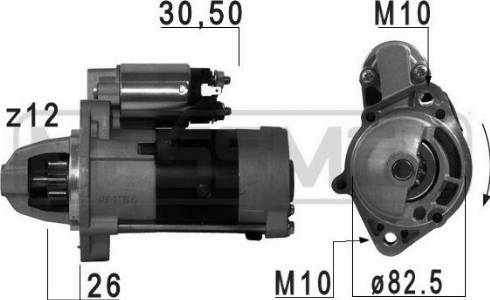 Messmer 220710A - Motorino d'avviamento autozon.pro