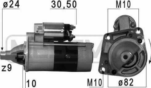 Messmer 220711A - Motorino d'avviamento autozon.pro