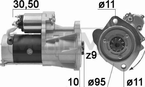 Messmer 220713A - Motorino d'avviamento autozon.pro