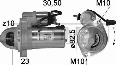 Messmer 220784 - Motorino d'avviamento autozon.pro