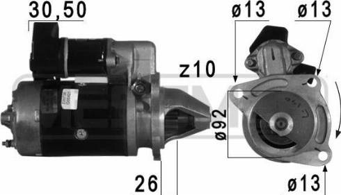 Messmer 220738A - Motorino d'avviamento autozon.pro