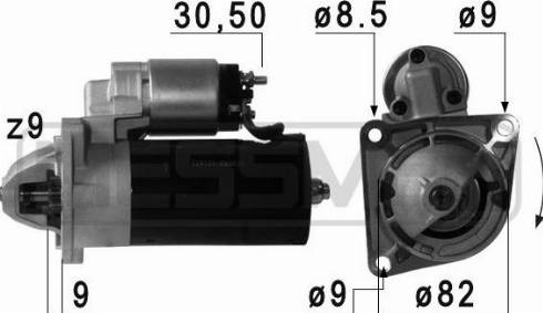 Messmer 220720A - Motorino d'avviamento autozon.pro