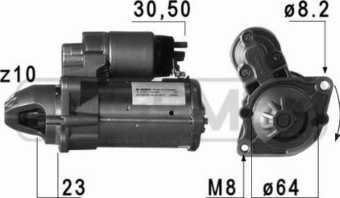 Messmer 220774A - Motorino d'avviamento autozon.pro