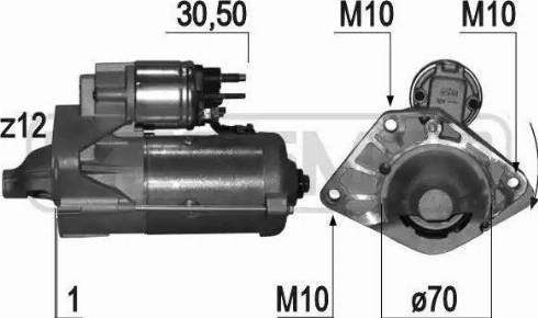 Messmer 220772 - Motorino d'avviamento autozon.pro