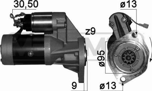 Messmer 220777A - Motorino d'avviamento autozon.pro