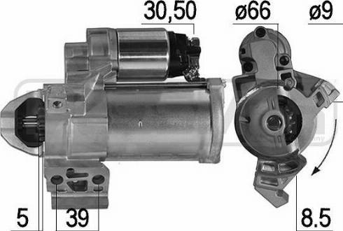 Messmer 221007A - Motorino d'avviamento autozon.pro