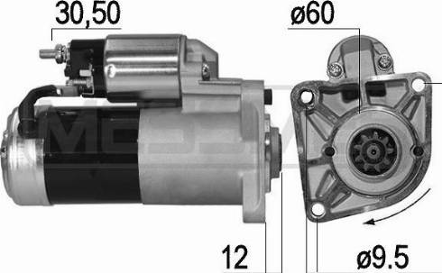 Messmer 221010A - Motorino d'avviamento autozon.pro