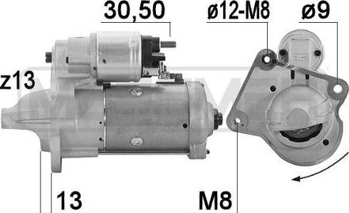 Messmer 221033 - Motorino d'avviamento autozon.pro