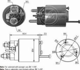 Messmer ZM497 - Elettromagnete, Motore d'avviamento autozon.pro