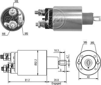 Messmer ZM484 - Elettromagnete, Motore d'avviamento autozon.pro