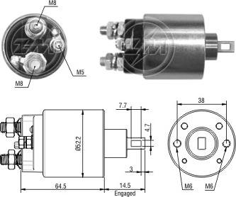 Messmer ZM485 - Elettromagnete, Motore d'avviamento autozon.pro