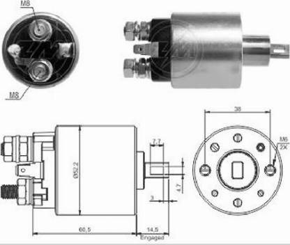 Messmer ZM4719 - Elettromagnete, Motore d'avviamento autozon.pro