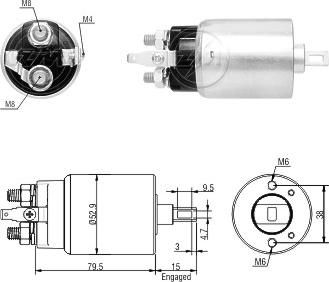 Messmer ZM5981 - Elettromagnete, Motore d'avviamento autozon.pro