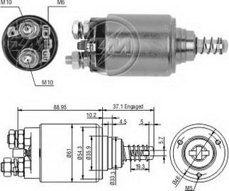 Messmer ZM645 - Elettromagnete, Motore d'avviamento autozon.pro