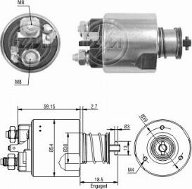 Messmer ZM3491 - Elettromagnete, Motore d'avviamento autozon.pro