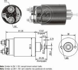 Messmer ZM761C - Elettromagnete, Motore d'avviamento autozon.pro