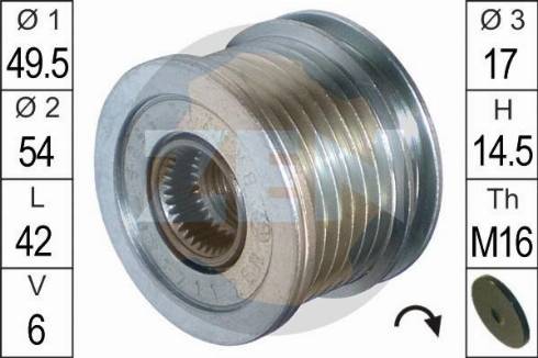 Messmer ZN5565 - Puleggia cinghia, Alternatore autozon.pro