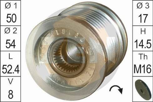 Messmer ZN5563 - Puleggia cinghia, Alternatore autozon.pro