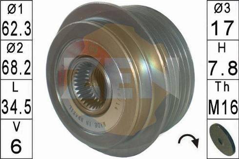 Messmer ZN5601 - Puleggia cinghia, Alternatore autozon.pro