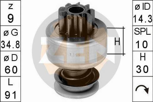 Messmer ZN1364 - Pignone, Motorino d'avviamento autozon.pro