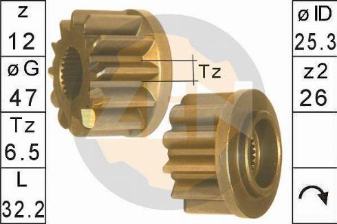 Messmer ZN12972 - Pignone, Motorino d'avviamento autozon.pro