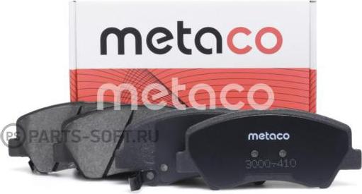 METACO 3000-410 - Kit pastiglie freno, Freno a disco autozon.pro