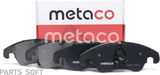 METACO 3000-066 - Kit pastiglie freno, Freno a disco autozon.pro