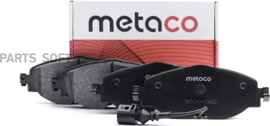 METACO 3000-082 - Kit pastiglie freno, Freno a disco autozon.pro